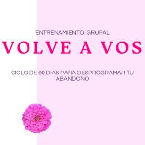 VOLVE A VOS, desprogramando tu abandono.